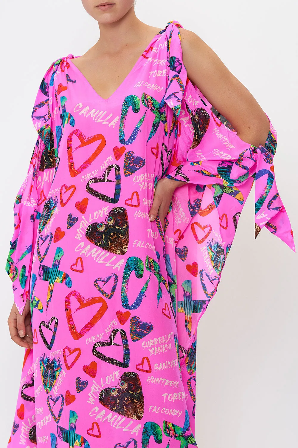 SCARF TIE KAFTAN WRITINGS ON THE WALL sold by Camilla product image thumbnail 5