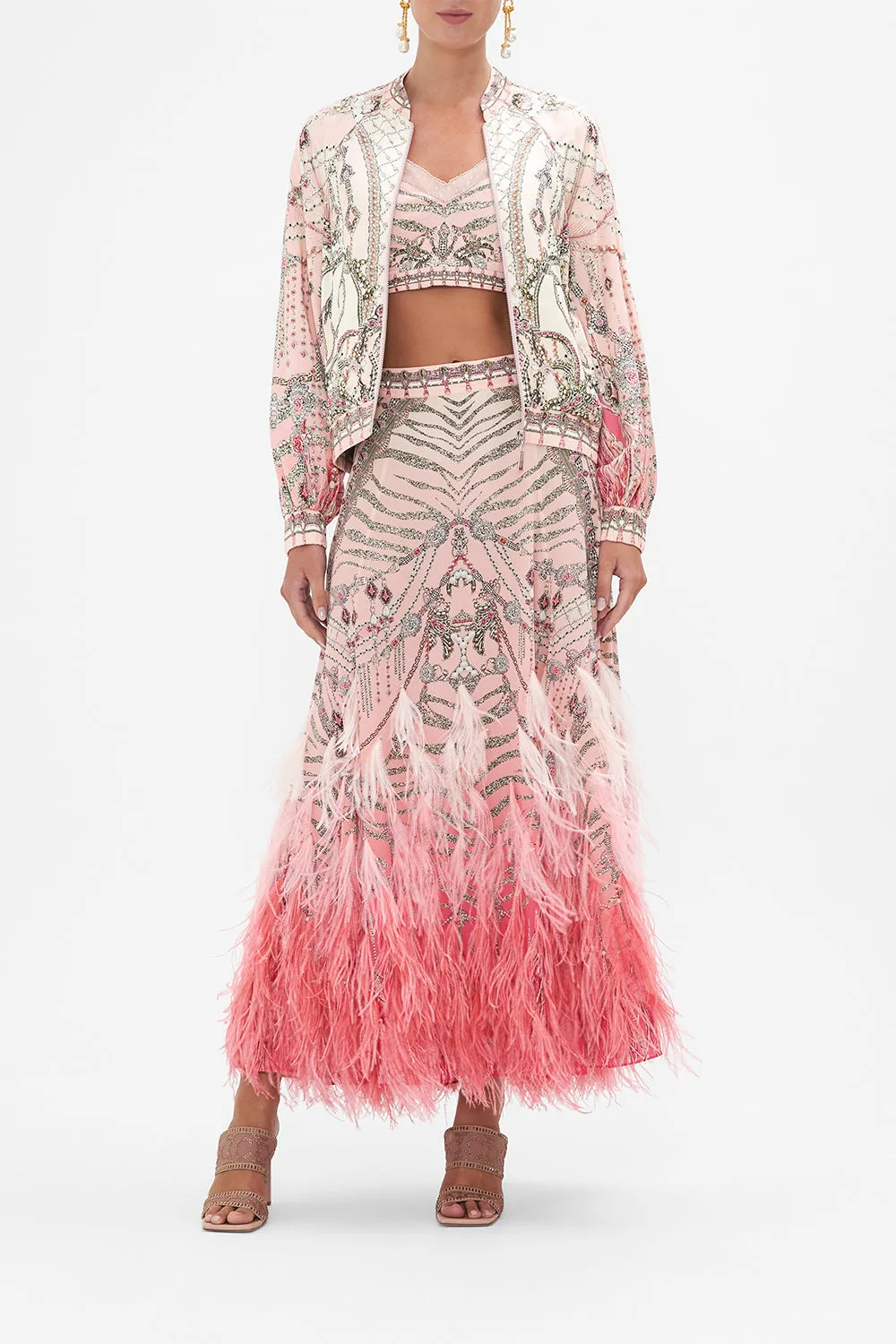 PANELLED SLEEVE BLOUSON BOMBER STARSHIP SISTAS sold by Camilla