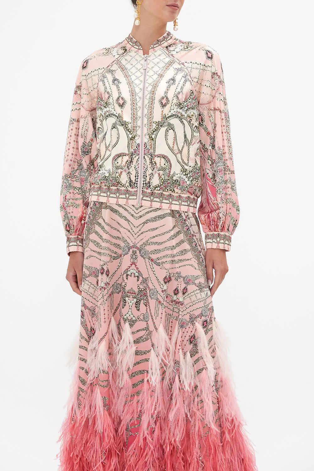 PANELLED SLEEVE BLOUSON BOMBER STARSHIP SISTAS sold by Camilla product image thumbnail 5