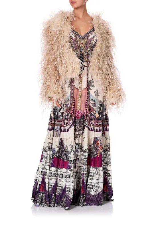 FEATHER JACKET VIOLET CITY sold by Camilla