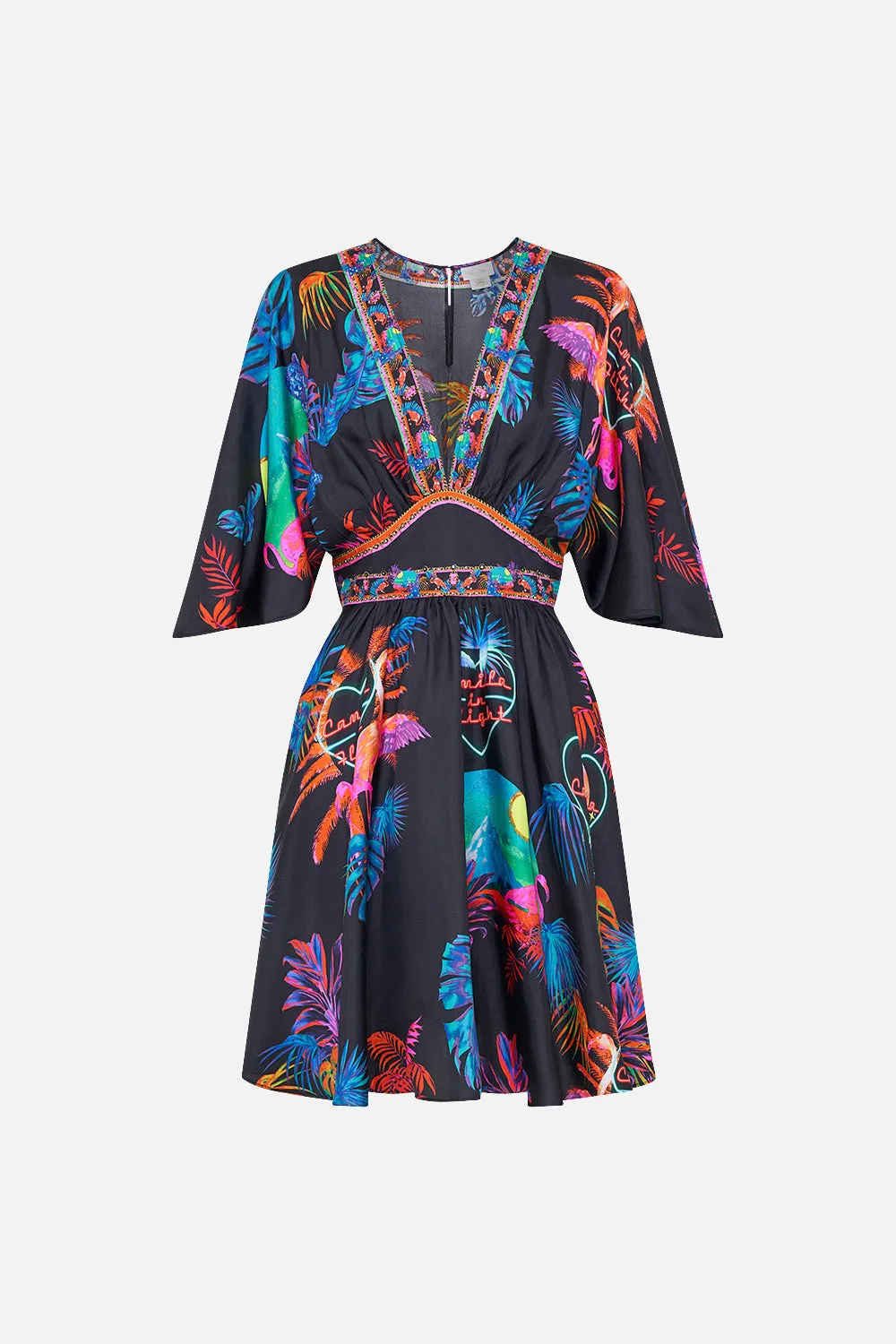 SHORT WAISTED DRESS NAUGHTY NEON sold by Camilla product image thumbnail 3