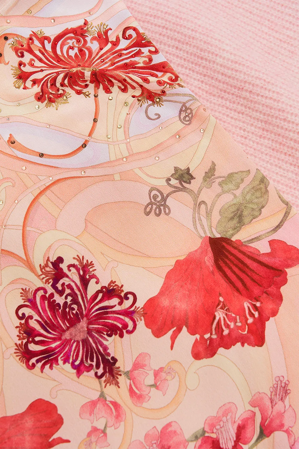 DOUBLE SIDED SCARF BLOSSOMS AND BRUSHSTROKES sold by Camilla product image thumbnail 2