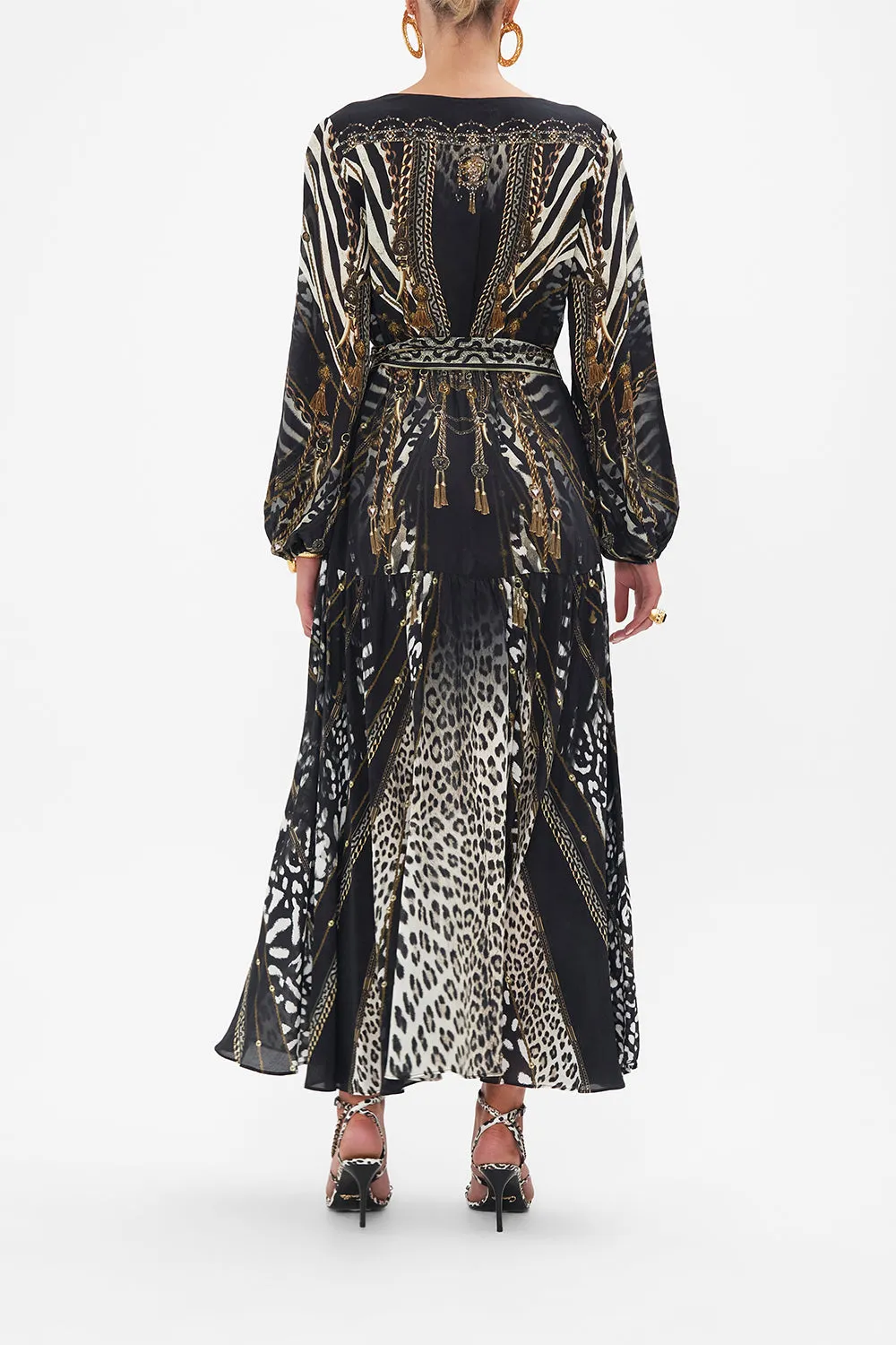 V NECK DRESS WITH BELT UNTAMED ROYALTY sold by Camilla product image thumbnail 2