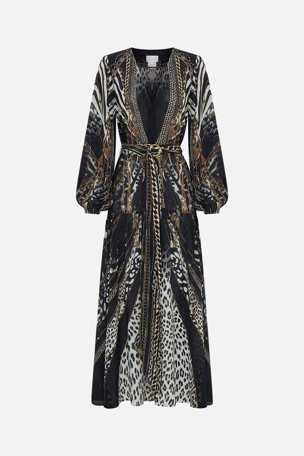 V NECK DRESS WITH BELT UNTAMED ROYALTY sold by Camilla product image thumbnail 3