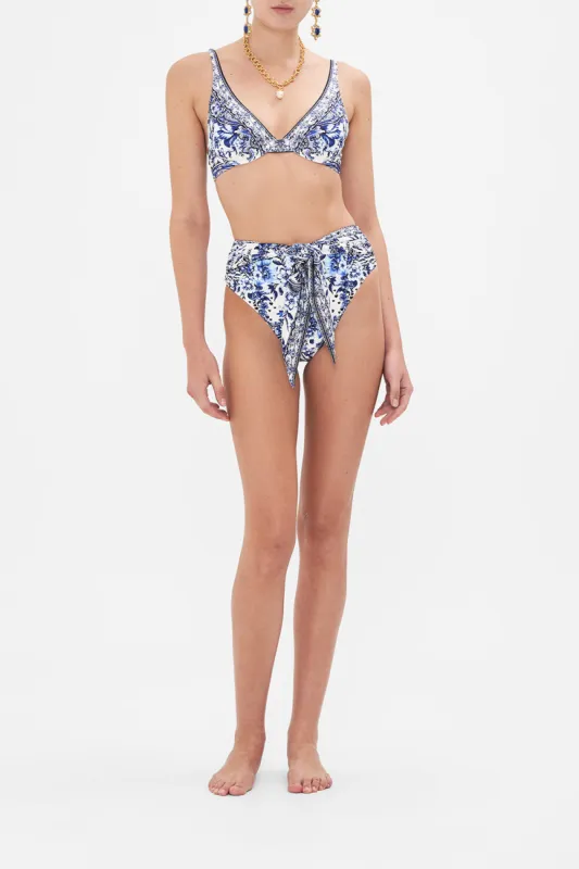 TIE FRONT HIGH WAIST PANT GLAZE AND GRAZE sold by Camilla
