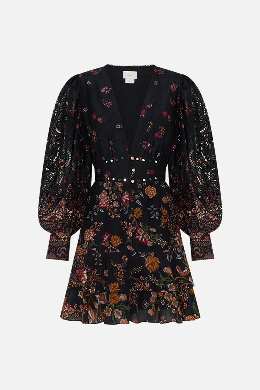 BUTTON FRONT FRILL DRESS LOOM TO TOMB sold by Camilla product image thumbnail 3