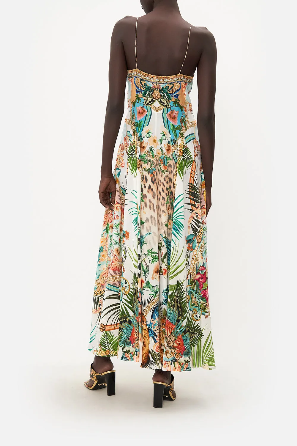 LONG DRESS WITH TIE FRONT ROYALTY LOYALTY sold by Camilla product image thumbnail 2