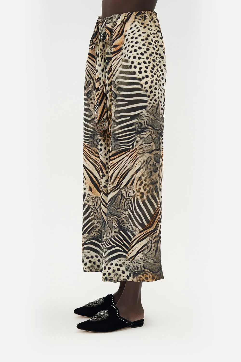 LOUNGE TROUSER WITH WAIST TIE FOR THE LOVE OF LEO sold by Camilla product image thumbnail 5