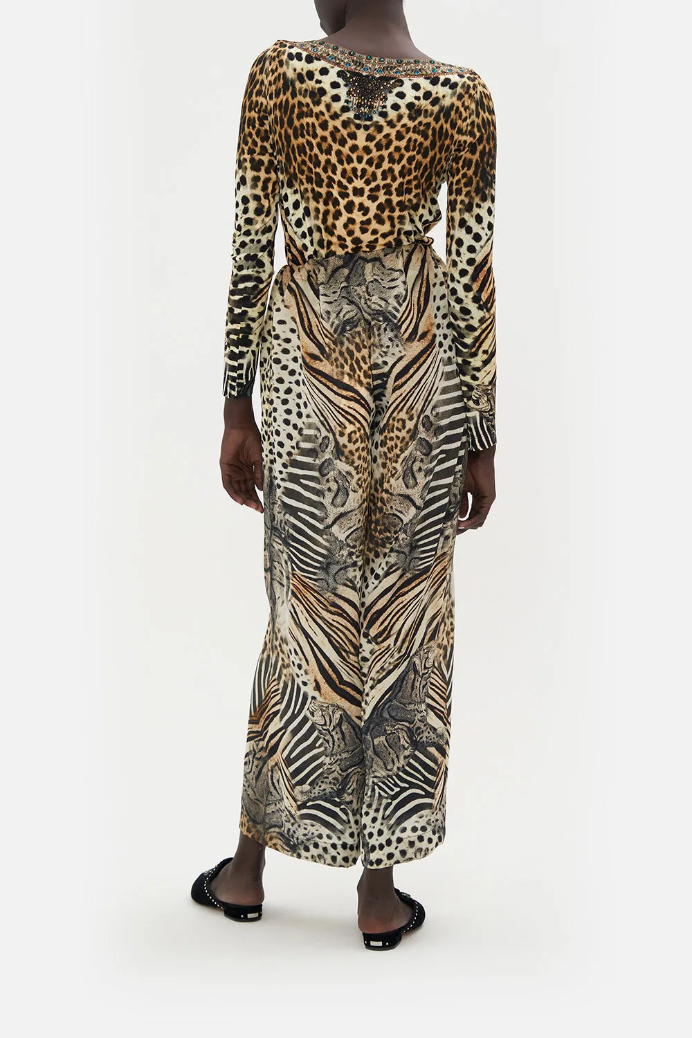 LOUNGE TROUSER WITH WAIST TIE FOR THE LOVE OF LEO sold by Camilla product image thumbnail 2