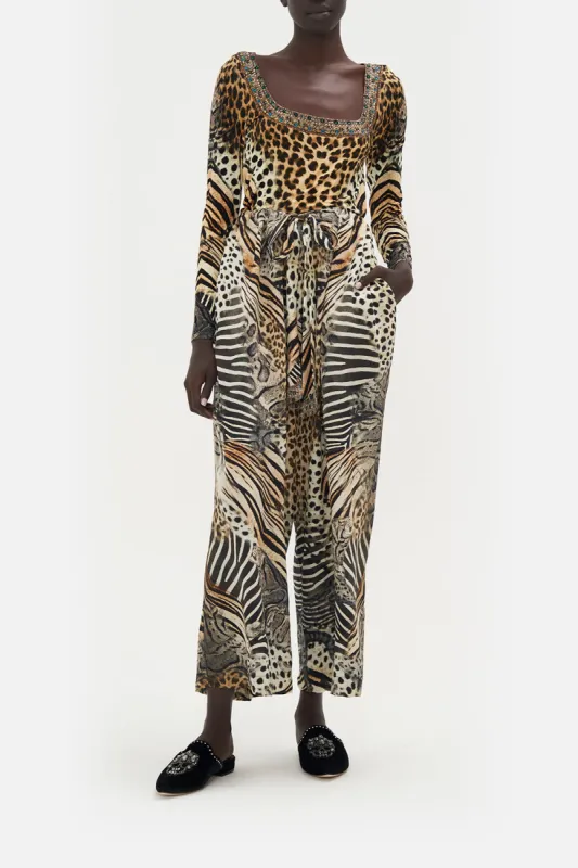 LOUNGE TROUSER WITH WAIST TIE FOR THE LOVE OF LEO sold by Camilla