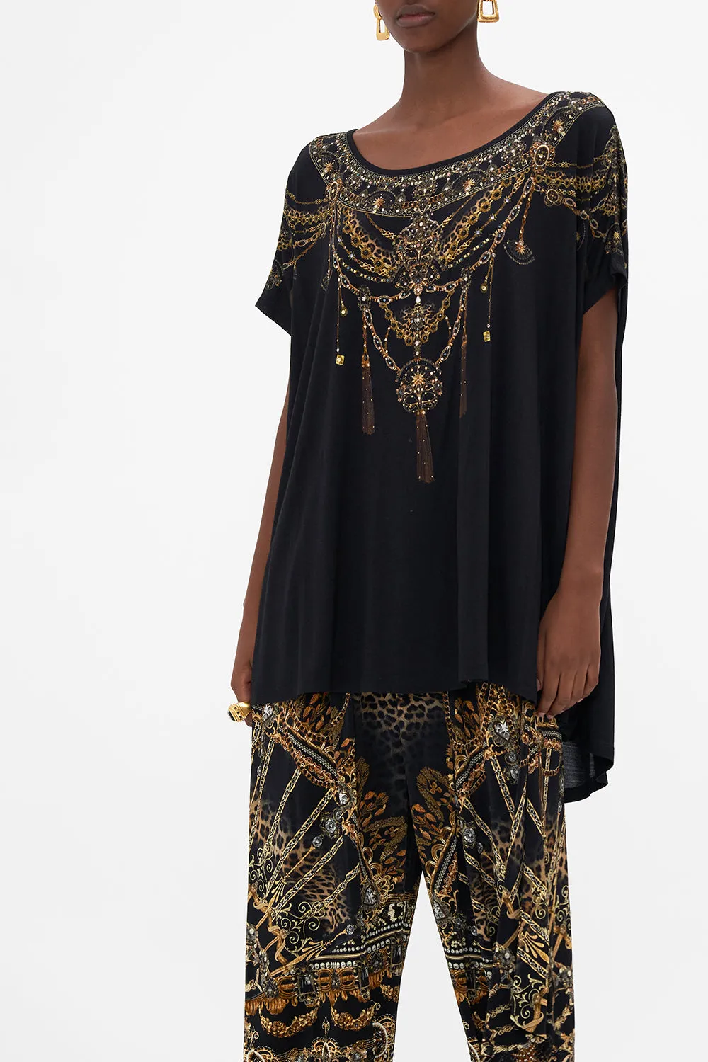 LOOSE FIT TEE MASKED AT MOONLIGHT sold by Camilla product image thumbnail 5