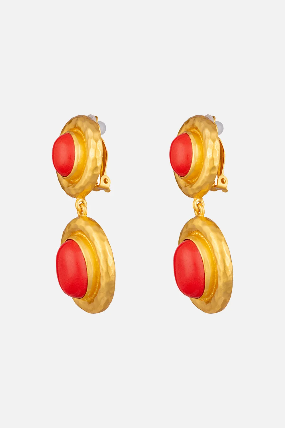 CARLA RED CORAL EARRINGS MULTI sold by Camilla product image thumbnail 2