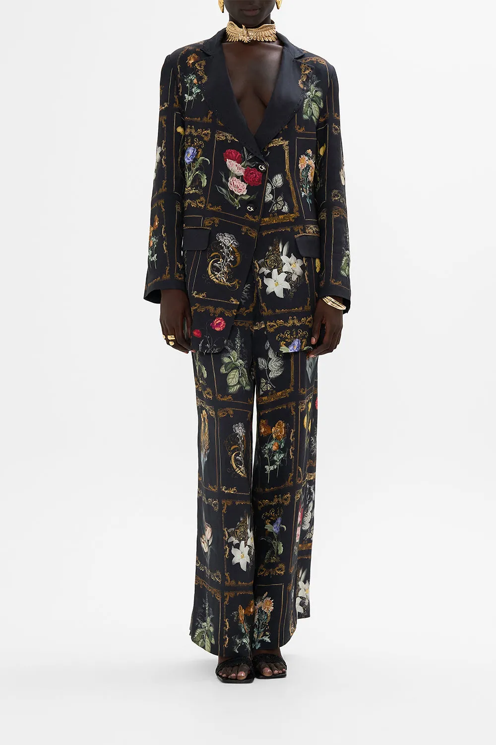 LONGLINE RELAXED JACKET MAGIC IN THE MANUSCRIPTS sold by Camilla