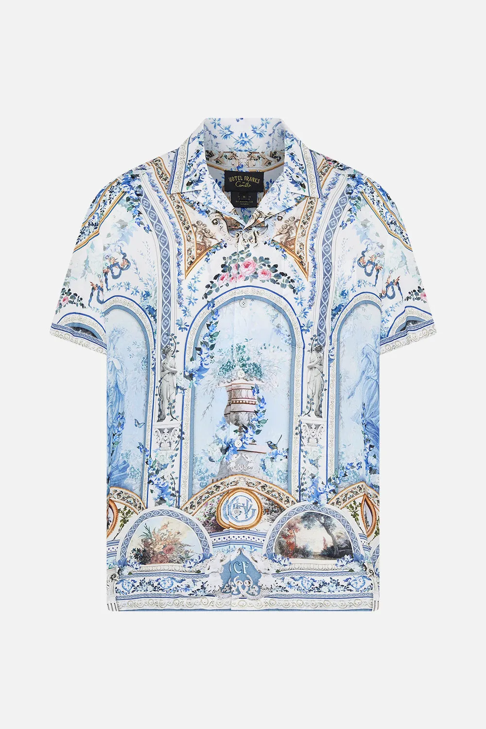 SHORT SLEEVE CAMP COLLARED SHIRT SEASON OF THE SIREN sold by Camilla product image thumbnail 3