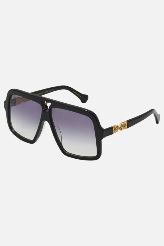 STARRY NIGHTS SUNGLASSES SOLID BLACK sold by Camilla