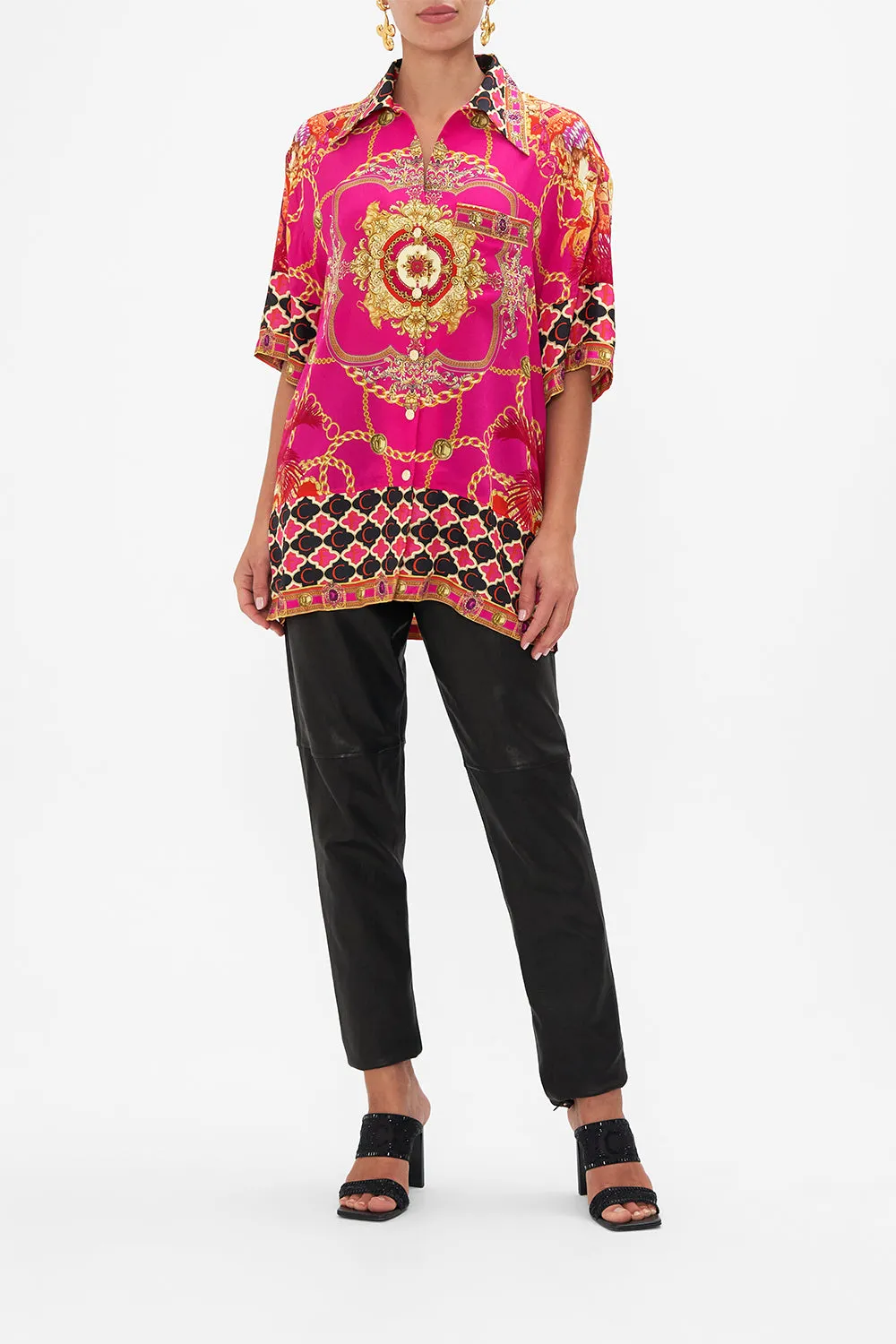 OVERSIZED SHIRT WITH POCKET WILD AND RUNNING sold by Camilla product image thumbnail 2