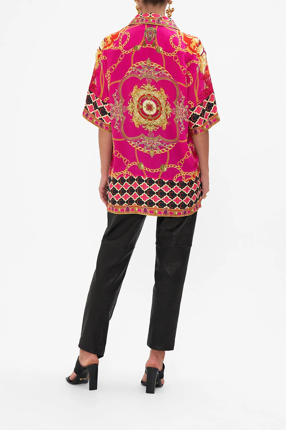 OVERSIZED SHIRT WITH POCKET WILD AND RUNNING sold by Camilla product image thumbnail 4