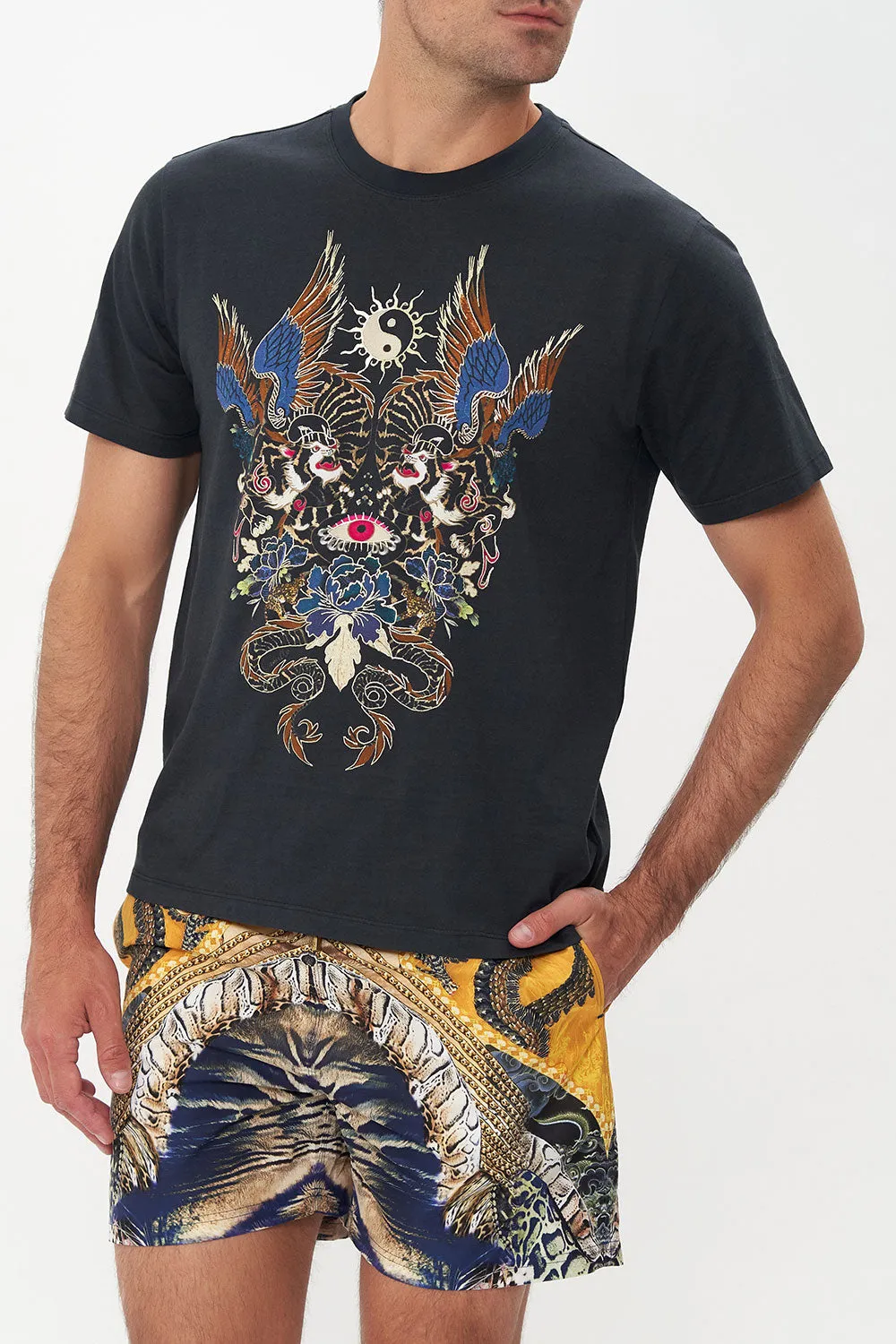RELAXED FIT TEE DANCE OF THE DRAGON sold by Camilla product image thumbnail 4