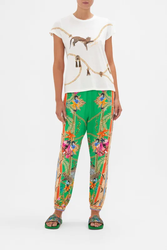 SLIM FIT ROUND NECK T-SHIRT CURIOUS AND CURIOUSER sold by Camilla