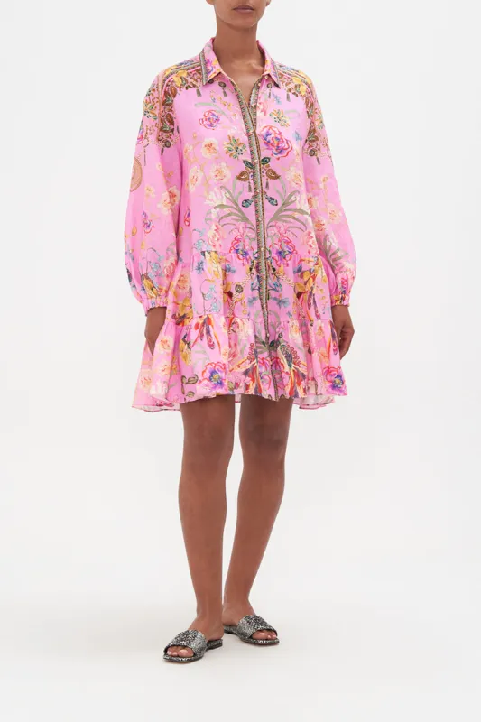 TIERED SHIRT DRESS LOOK AT ME sold by Camilla