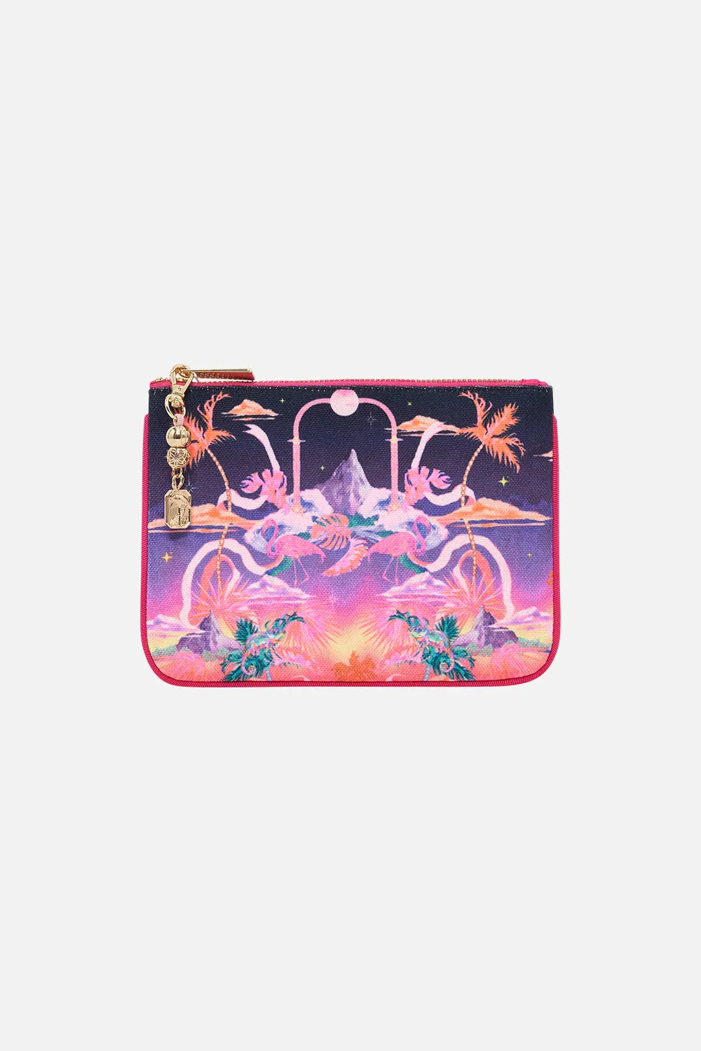 COIN AND PHONE PURSE FLIGHT OF THE FLAMINGO sold by Camilla