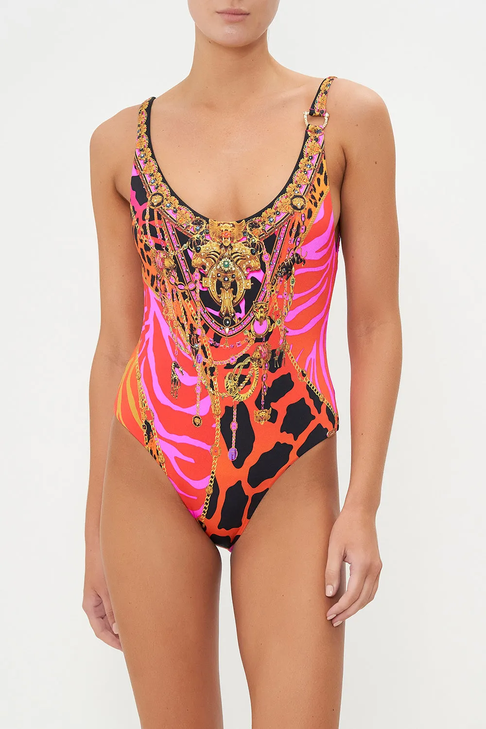 SCOOP ONE PIECE WITH TRIM ALWAYS CHANGE YOUR SPOTS sold by Camilla product image thumbnail 5