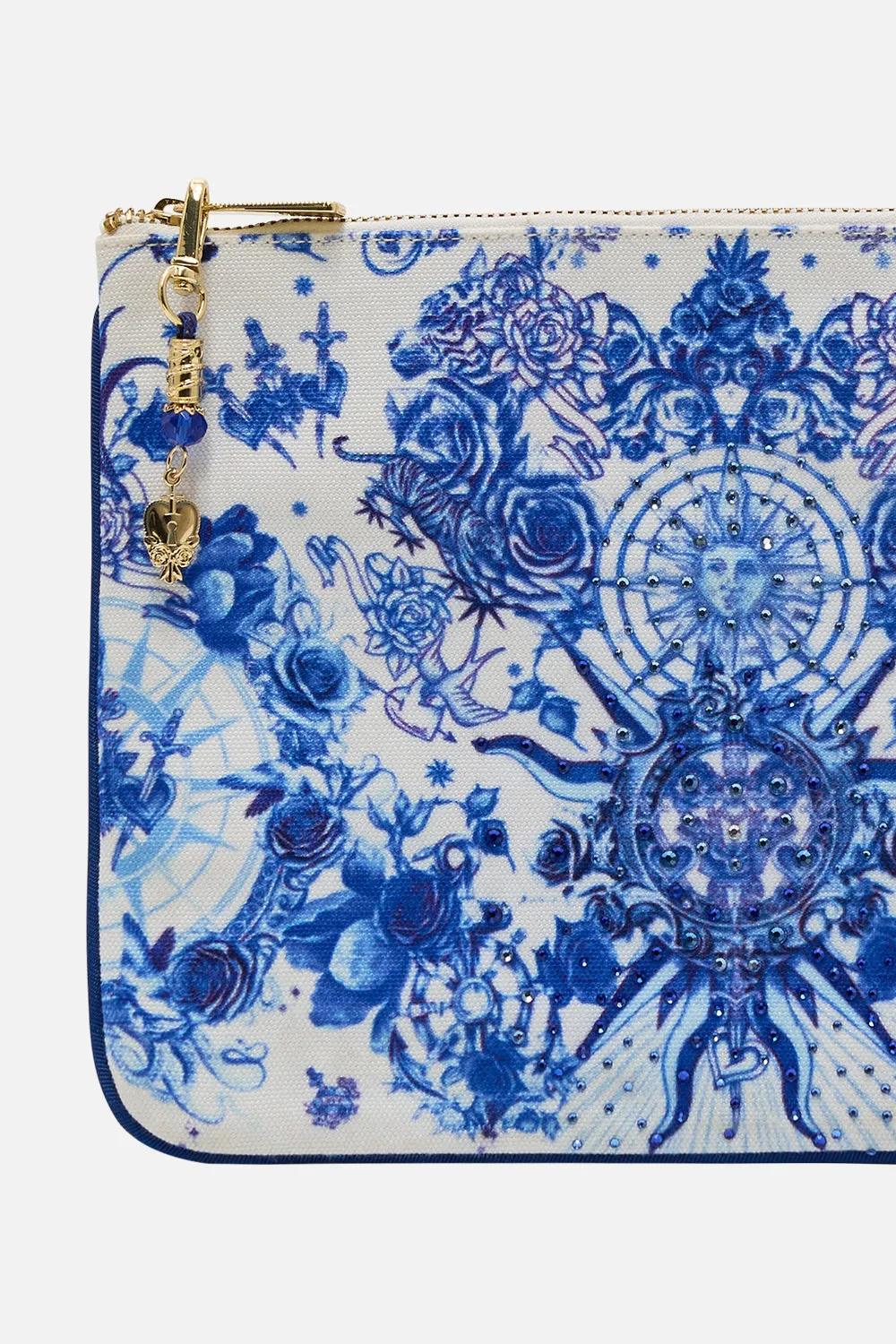 SMALL CANVAS CLUTCH IMMORTAL INK sold by Camilla product image thumbnail 2