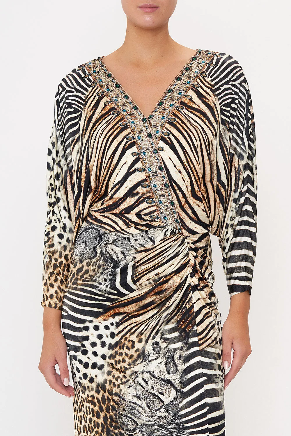 DRAPED MAGYAR SLEEVE DRESS FOR THE LOVE OF LEO sold by Camilla product image thumbnail 5