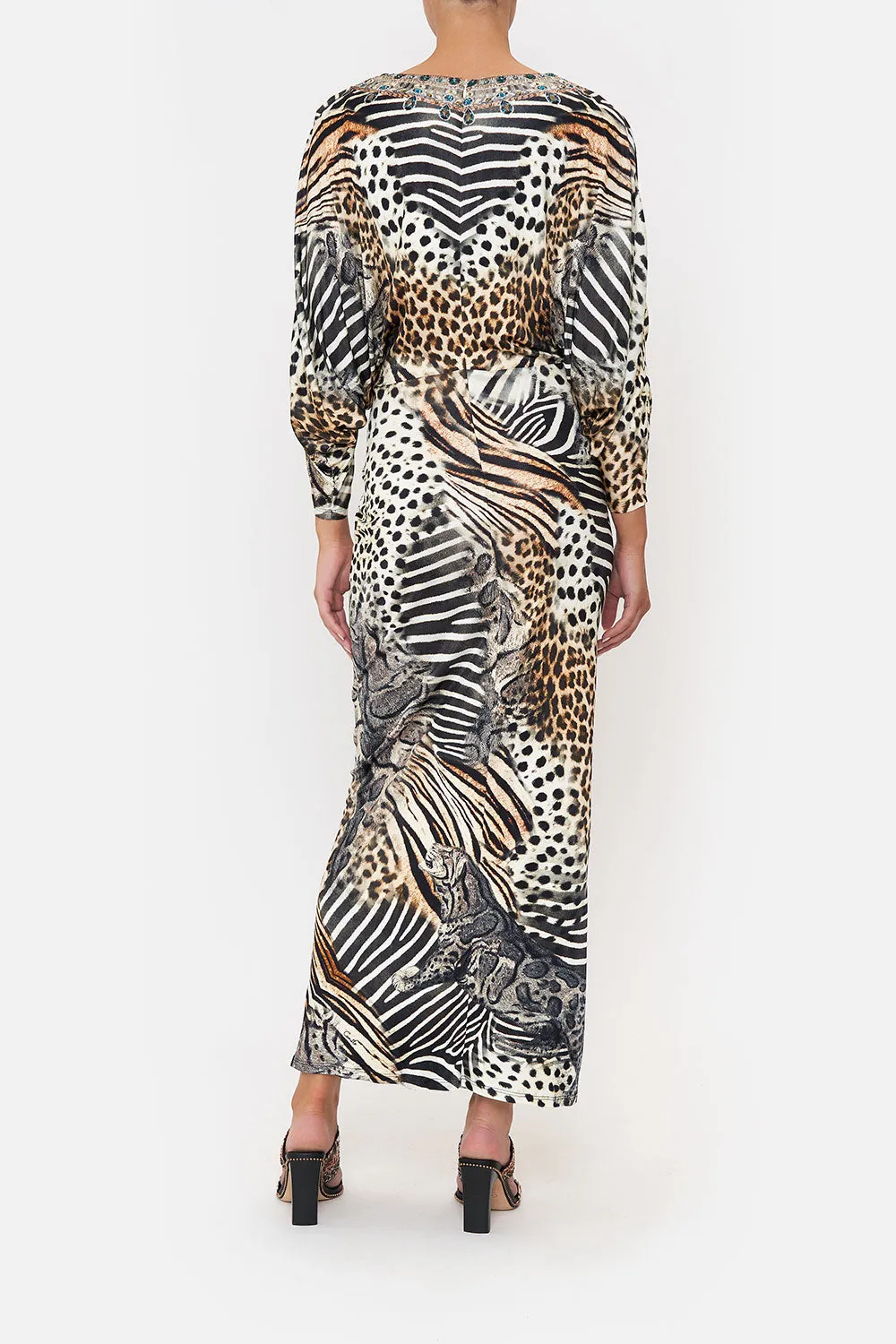 DRAPED MAGYAR SLEEVE DRESS FOR THE LOVE OF LEO sold by Camilla product image thumbnail 2