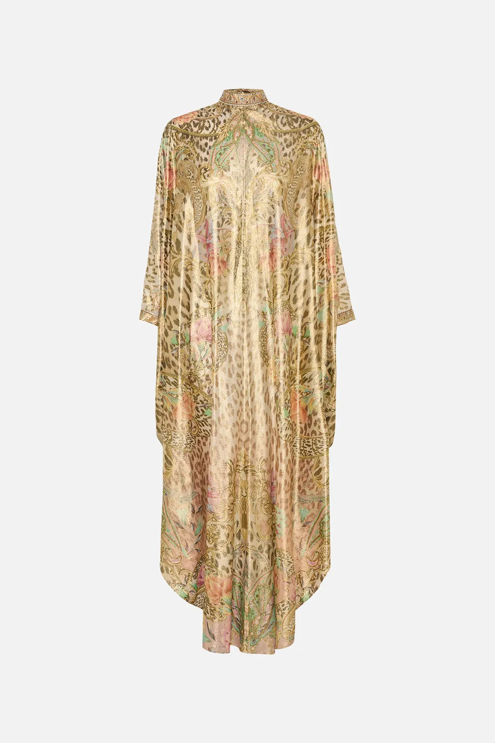 HIGH COLLAR KAFTAN WITH TIE QUEEN ATLANTIS sold by Camilla product image thumbnail 3