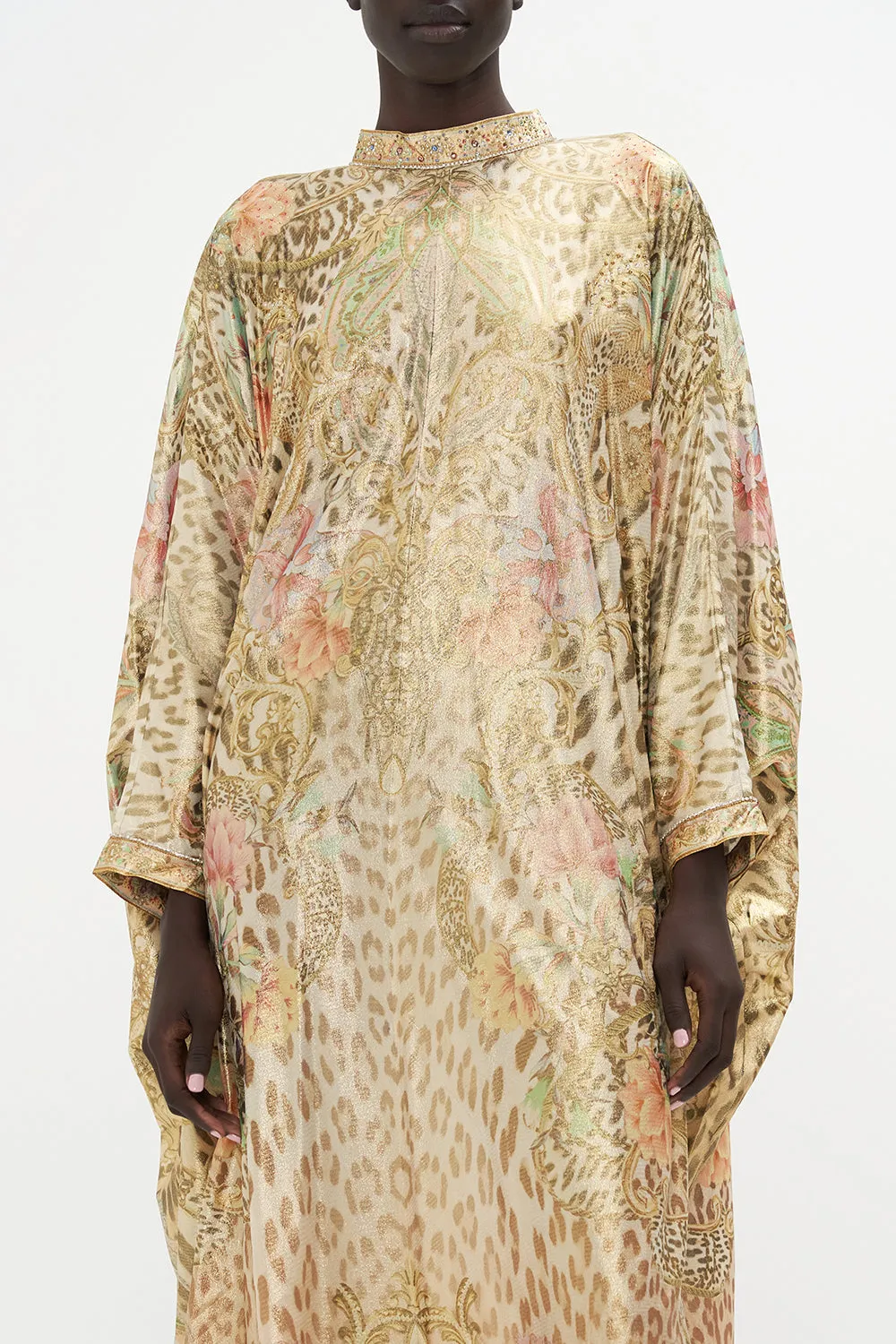 HIGH COLLAR KAFTAN WITH TIE QUEEN ATLANTIS sold by Camilla product image thumbnail 5