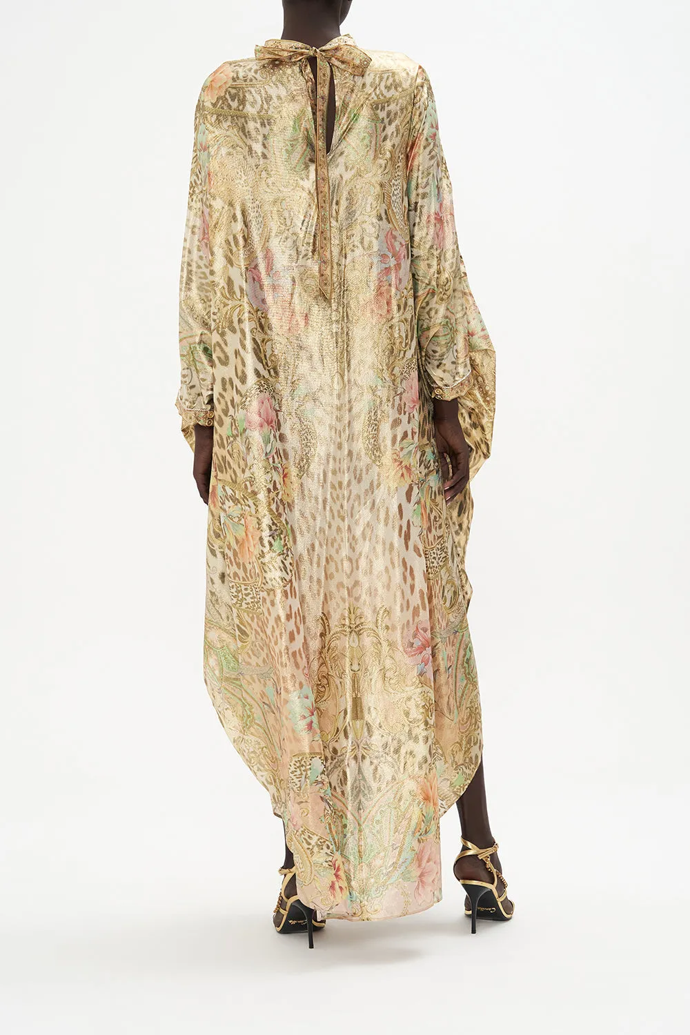 HIGH COLLAR KAFTAN WITH TIE QUEEN ATLANTIS sold by Camilla product image thumbnail 2