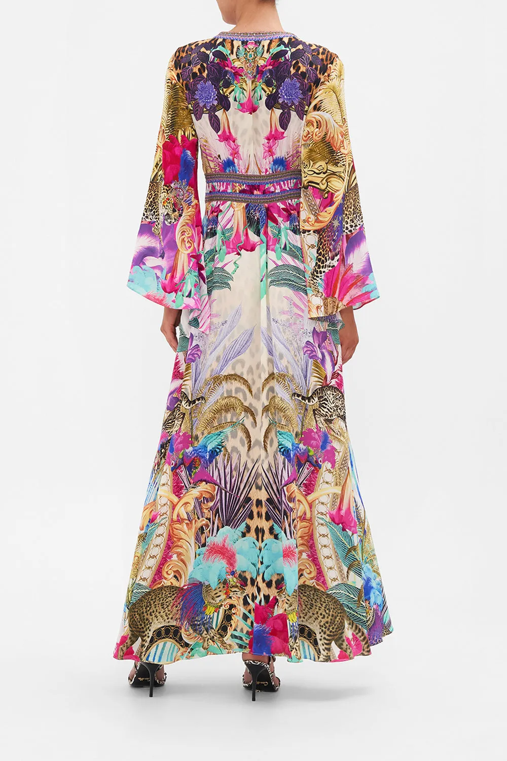 KIMONO SLEEVE DRESS WITH SHIRRING DETAIL MERRY GO ROUND sold by Camilla product image thumbnail 2