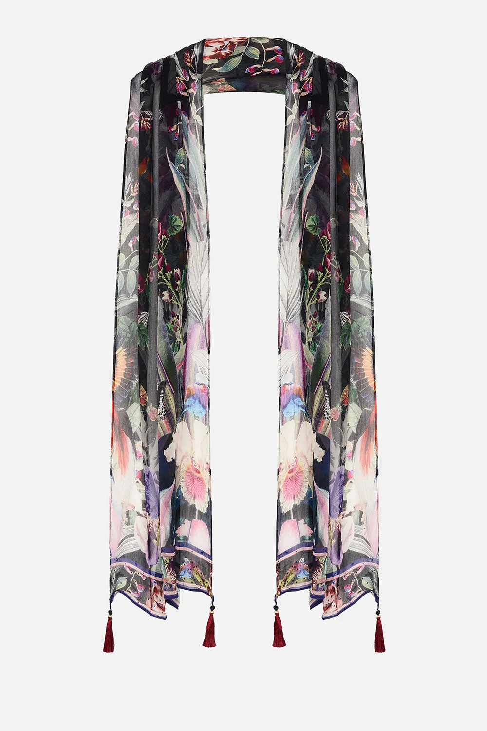 LONG SCARF PARADISO PLACE sold by Camilla