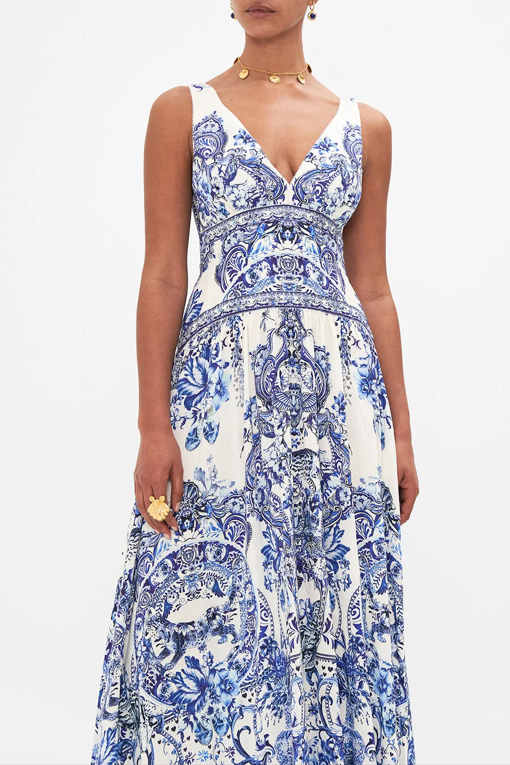 TIE SHOULDER DRESS GLAZE AND GRAZE sold by Camilla product image thumbnail 5