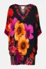 BAT SLEEVE DRESS MIDNIGHT POPPY sold by Camilla