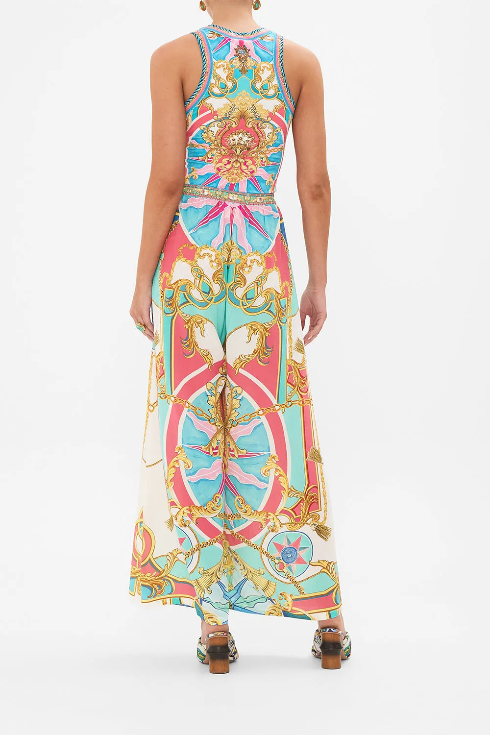 WIDE LEG TROUSER WITH FRONT POCKETS SAIL AWAY WITH ME sold by Camilla product image thumbnail 2