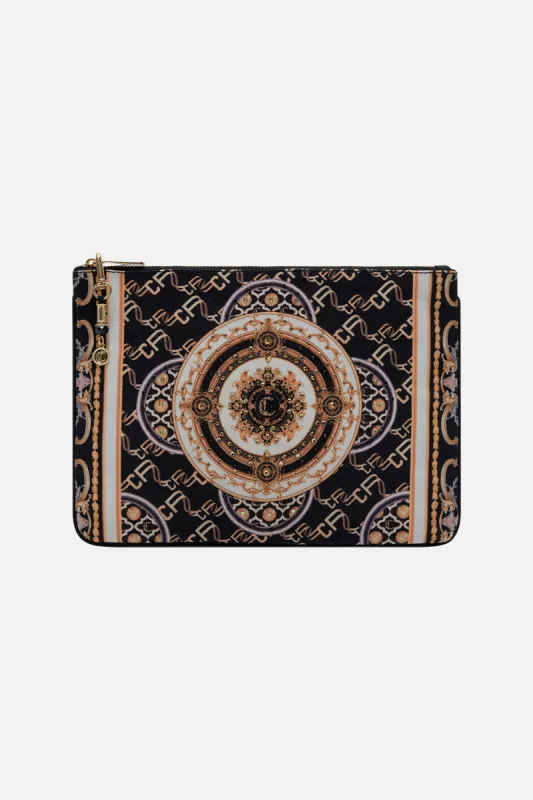 SMALL CANVAS CLUTCH TETHER ME NOT sold by Camilla