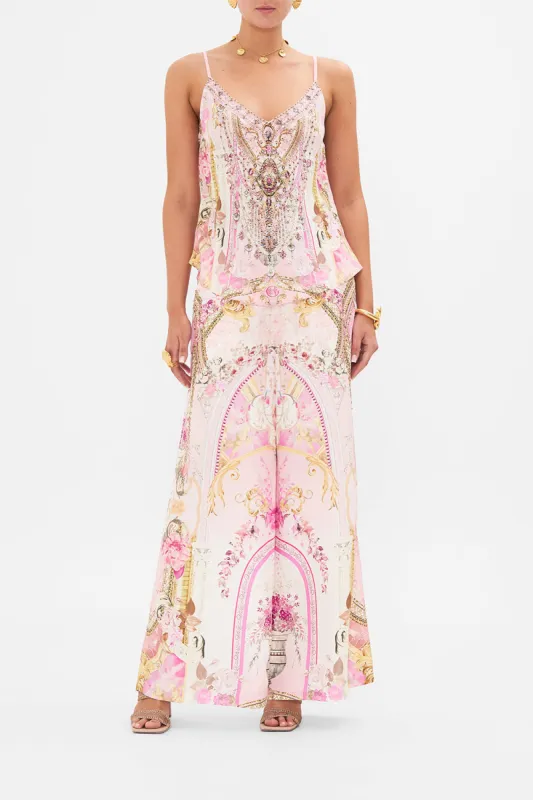 V-NECK BIAS CAMI FRESCO FAIRYTALE sold by Camilla