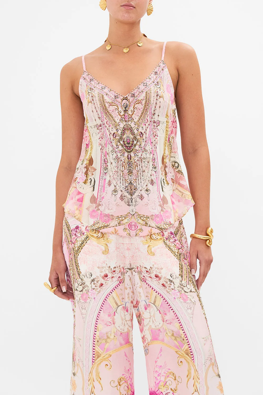 V-NECK BIAS CAMI FRESCO FAIRYTALE sold by Camilla product image thumbnail 5