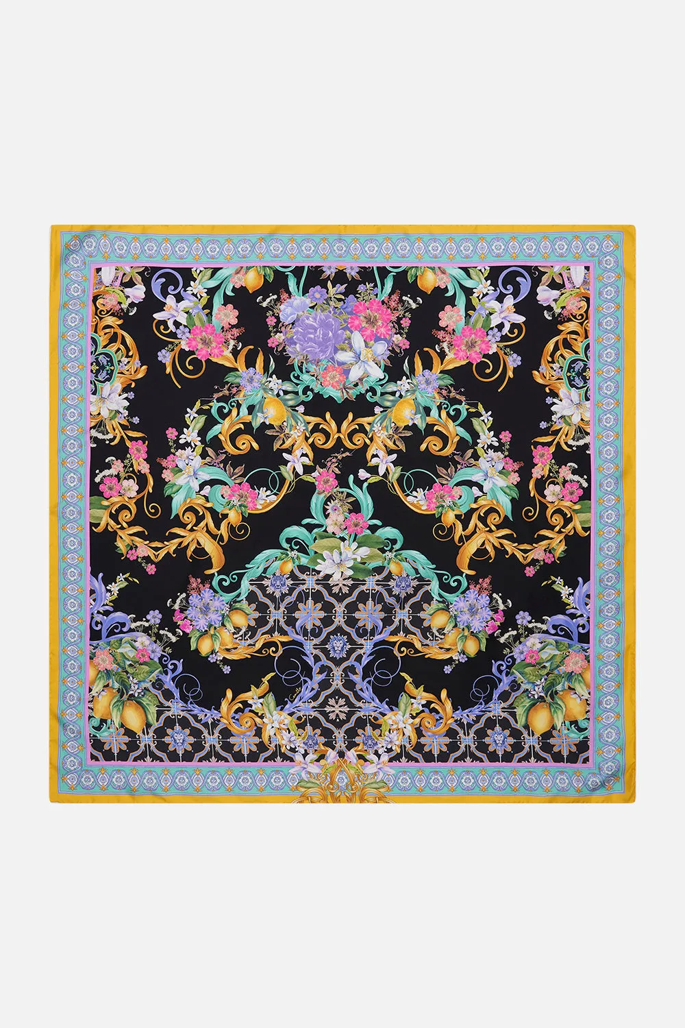 SILK SQUARE SCARF MEET ME IN MARCHESA sold by Camilla product image thumbnail 2