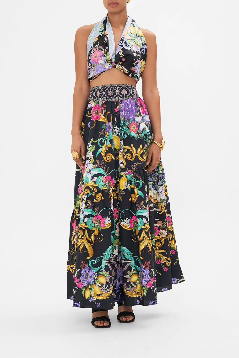 SILK SQUARE SCARF MEET ME IN MARCHESA sold by Camilla product image thumbnail 3