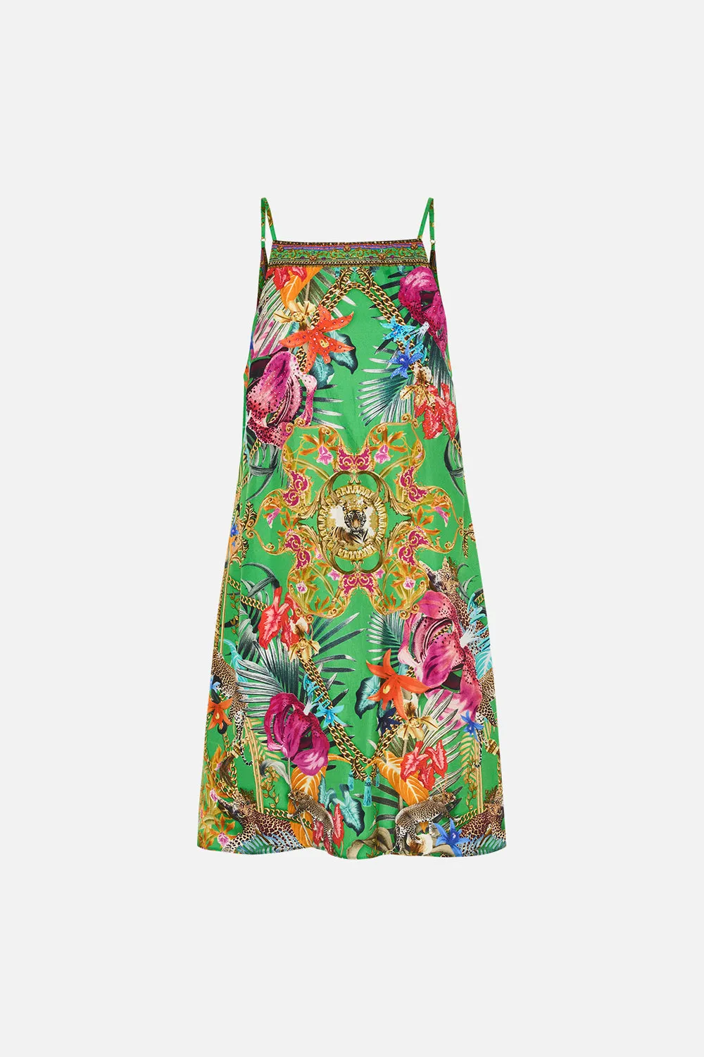 HIGH NECK LOW BACK SHIFT DRESS CURIOUS AND CURIOUSER sold by Camilla product image thumbnail 3