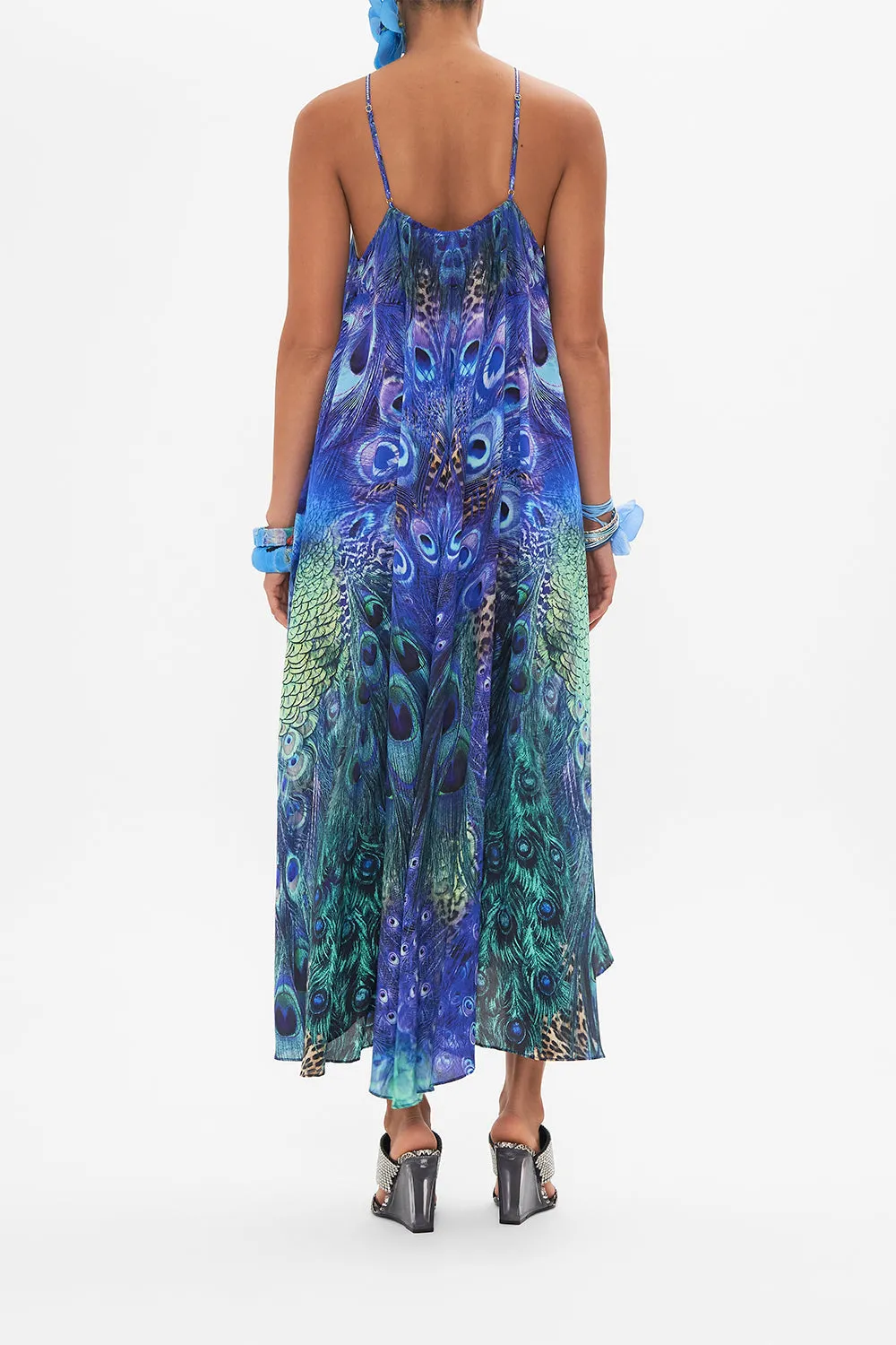 GATHER NECK HARDWARE MAXI DRESS PEACOCK ROCK sold by Camilla product image thumbnail 2