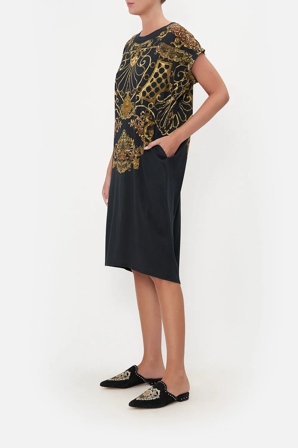 EXTENDED SHOULDER DRESS SHADOWS OF ARMADA LOUNGE sold by Camilla product image thumbnail 4