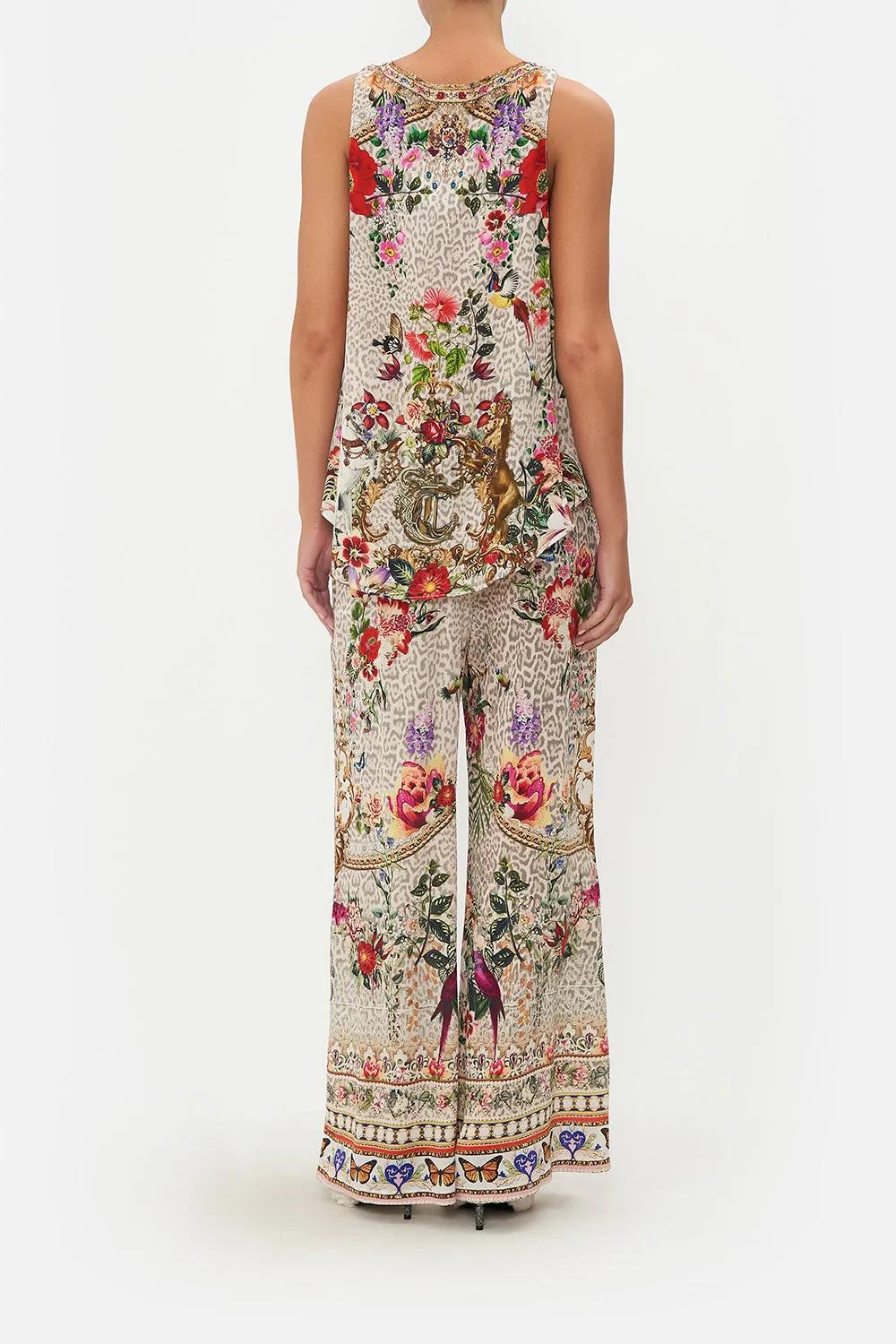 TANK TOP WITH STRAP BEAD DETAIL LEOS BOUQUET sold by Camilla product image thumbnail 2