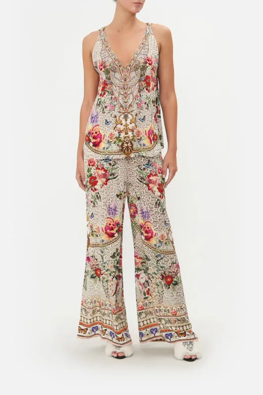 TANK TOP WITH STRAP BEAD DETAIL LEOS BOUQUET sold by Camilla