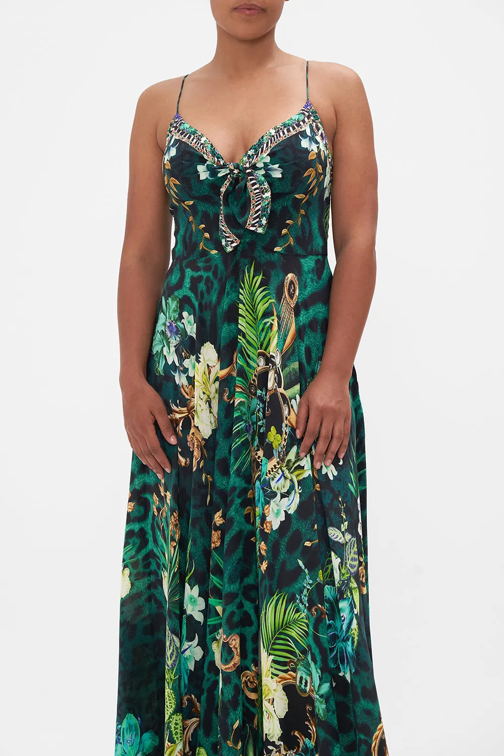 LONG DRESS WITH TIE FRONT SING MY SONG sold by Camilla product image thumbnail 5