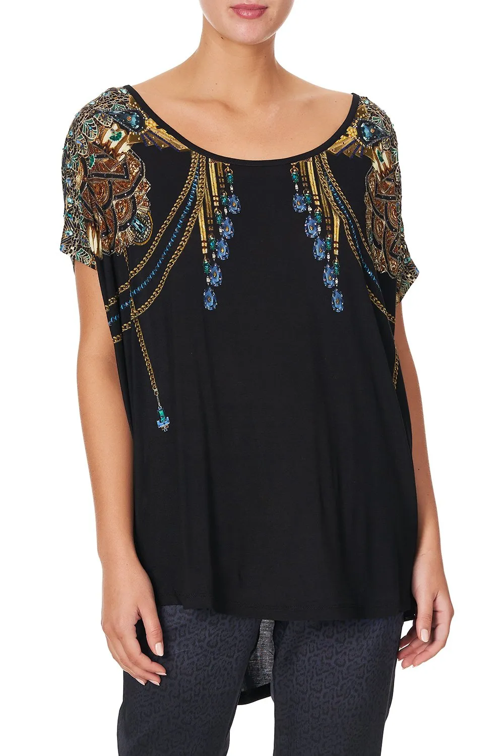 LOOSE FIT TEE DRIPPING IN DECO sold by Camilla product image thumbnail 5