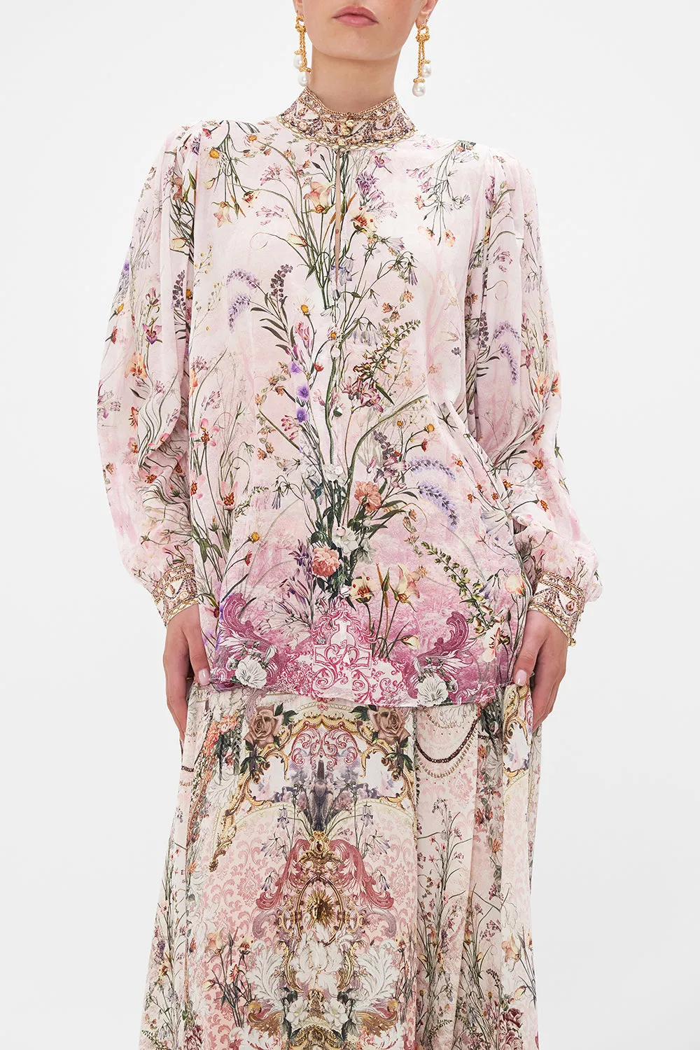 DROP SLEEVE SWING BLOUSE KISSED BY THE PRINCE sold by Camilla product image thumbnail 5